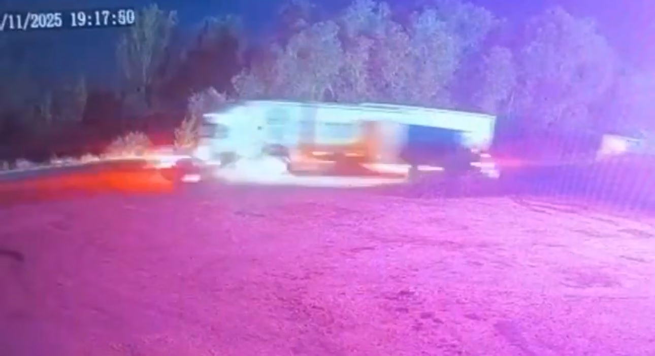 Edirne’deki zincirleme kaza kamerada