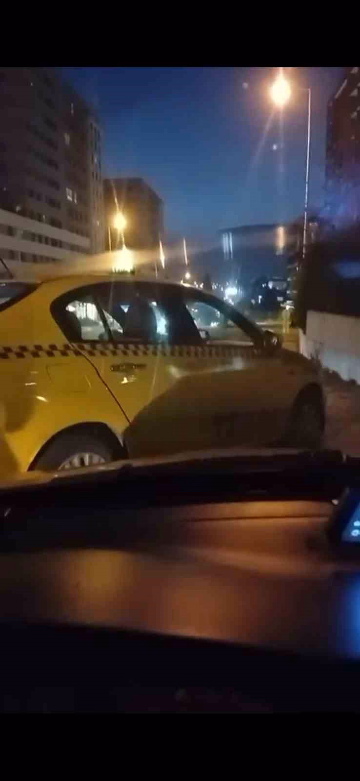 Esenyurt’ta kaçak mesken tutan taksiciler başka bir taksiciye böyle saldırdı