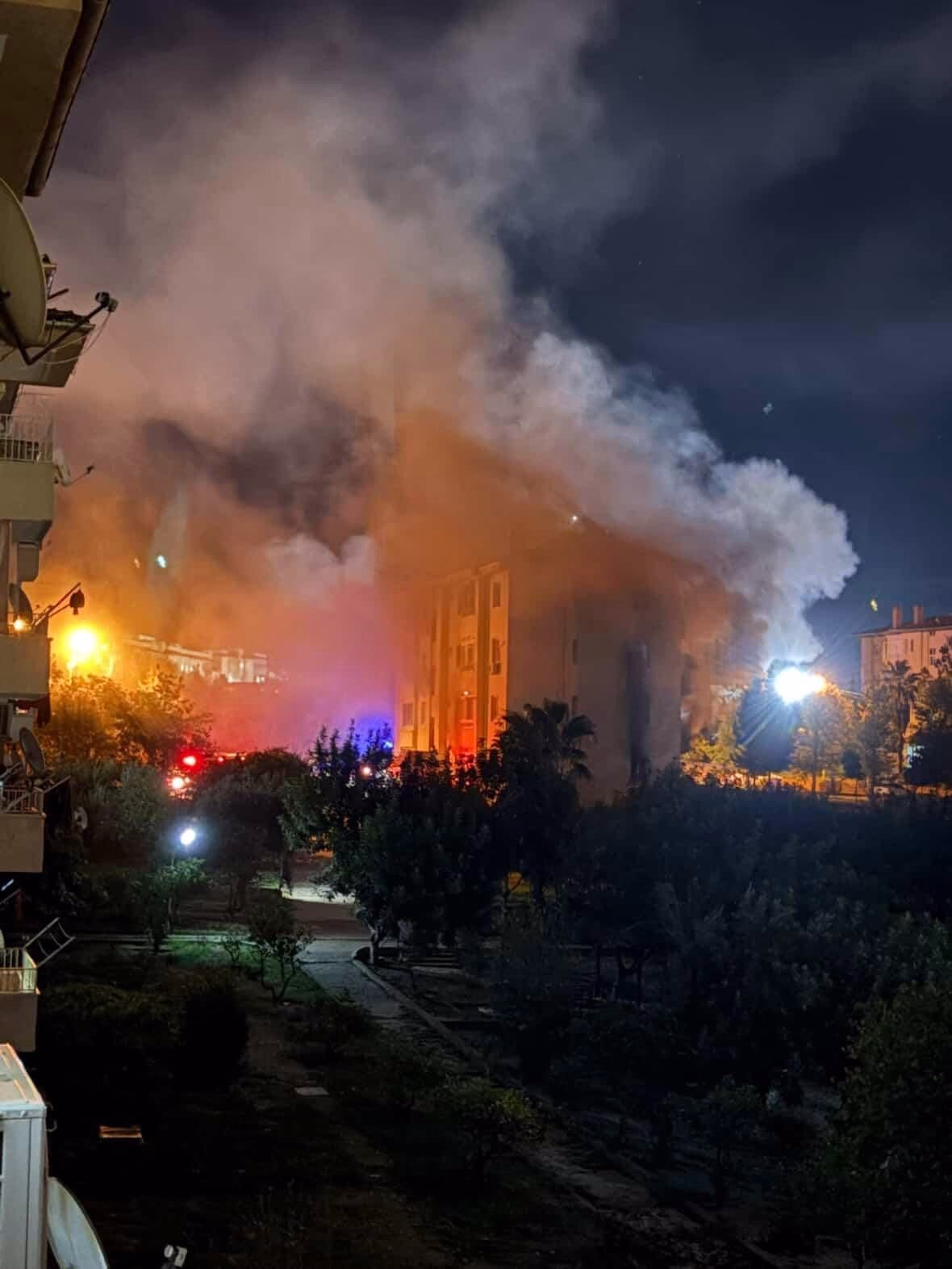 Osmaniye’de ev yangını