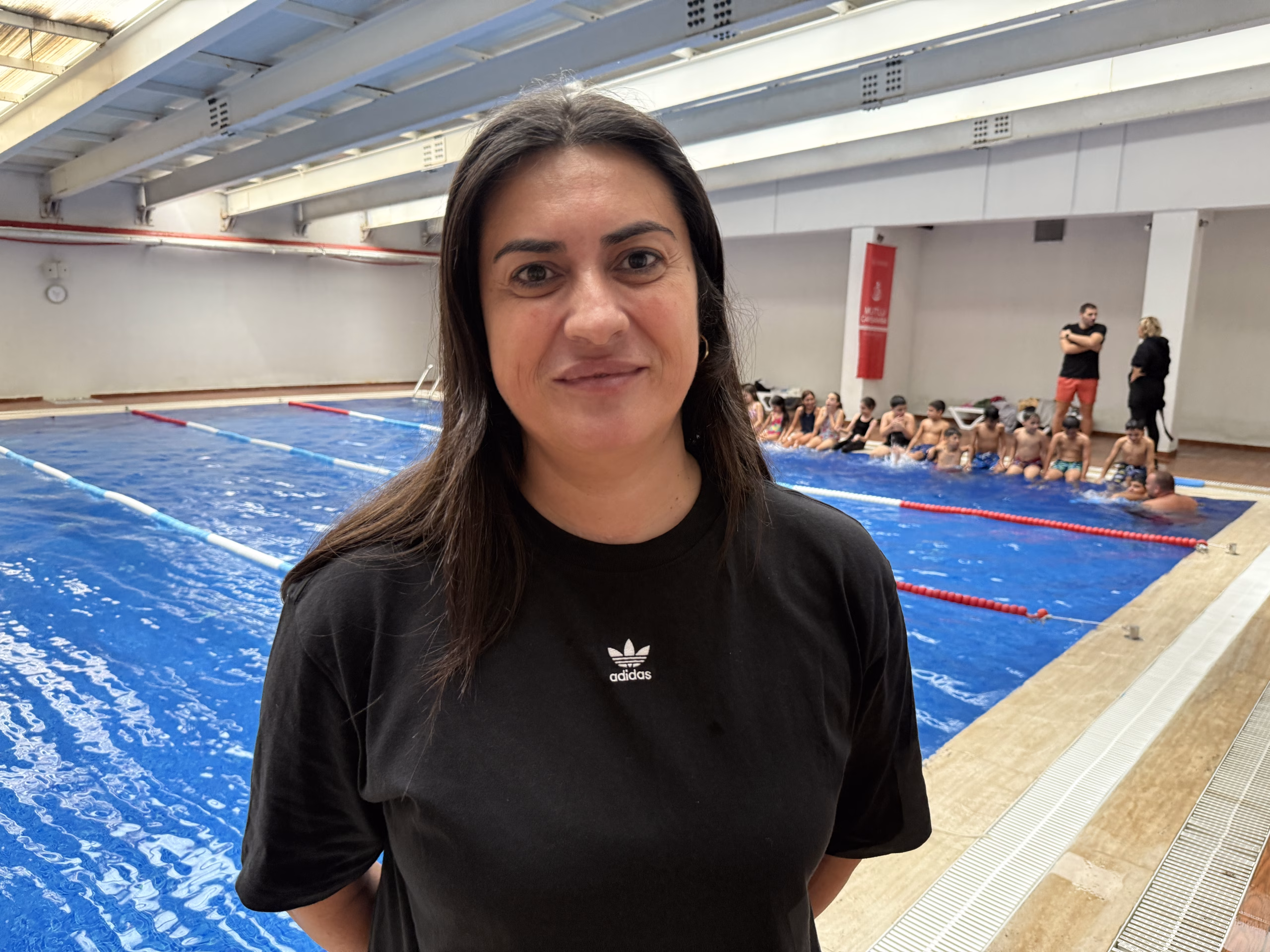 Tekirdağ'da Roman çocuklar kursta yüzme öğreniyor