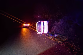 Tokat’ta otomobil kontrolden çıktı: 1 yaralı