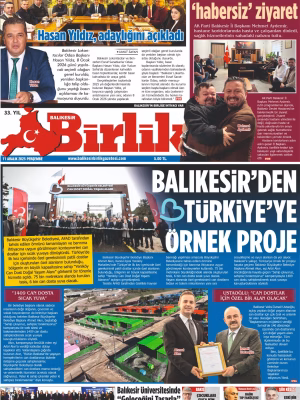 11 ARALIK BİRLİK 1.SAYFA