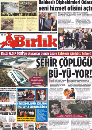 15 ARALIK BİRLİK 1.SAYFA