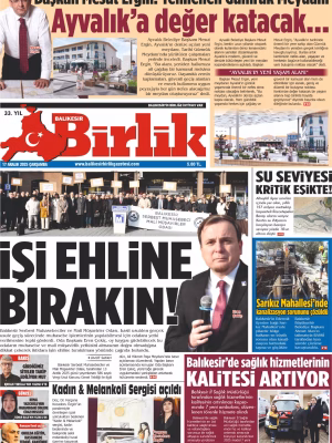 17 ARALIK BİRLİK 1.SAYFA