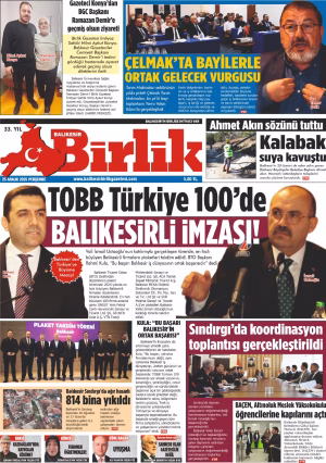 25 ARALIK BİRLİK 1.SAYFA