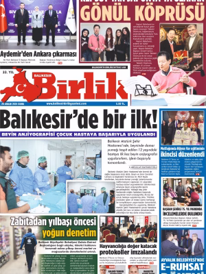 26 ARALIK BİRLİK 1.SAYFA
