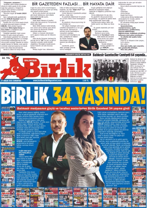 27 ARALIK BİRLİK 1.SAYFA