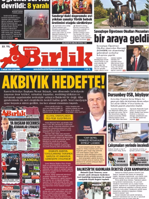 3 ARALIK BİRLİK 1.SAYFA