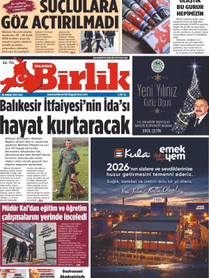 30 ARALIK BİRLİK 1.SAYFA