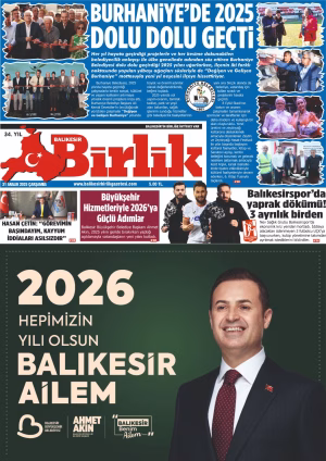 31 ARALIK BİRLİK 1.SAYFA