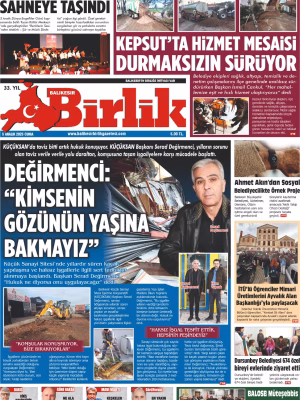 5 ARALIK BİRLİK 1.SAYFA