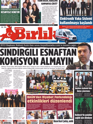 6 ARALIK BİRLİK 1.SAYFA