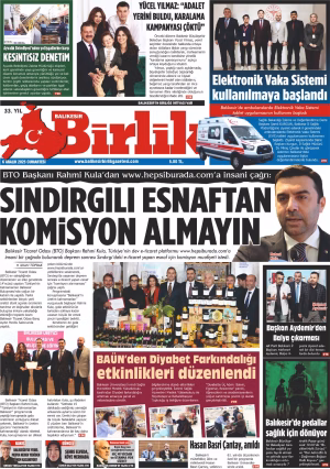 6 ARALIK BİRLİK 1.SAYFA