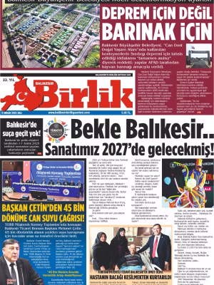 9 ARALIK BİRLİK 1.SAYFA