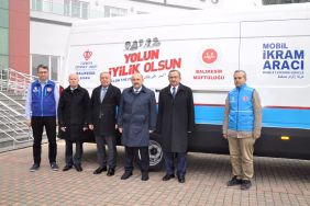 Balıkesir Müftülüğünün mobil ikram aracı hizmete alındı