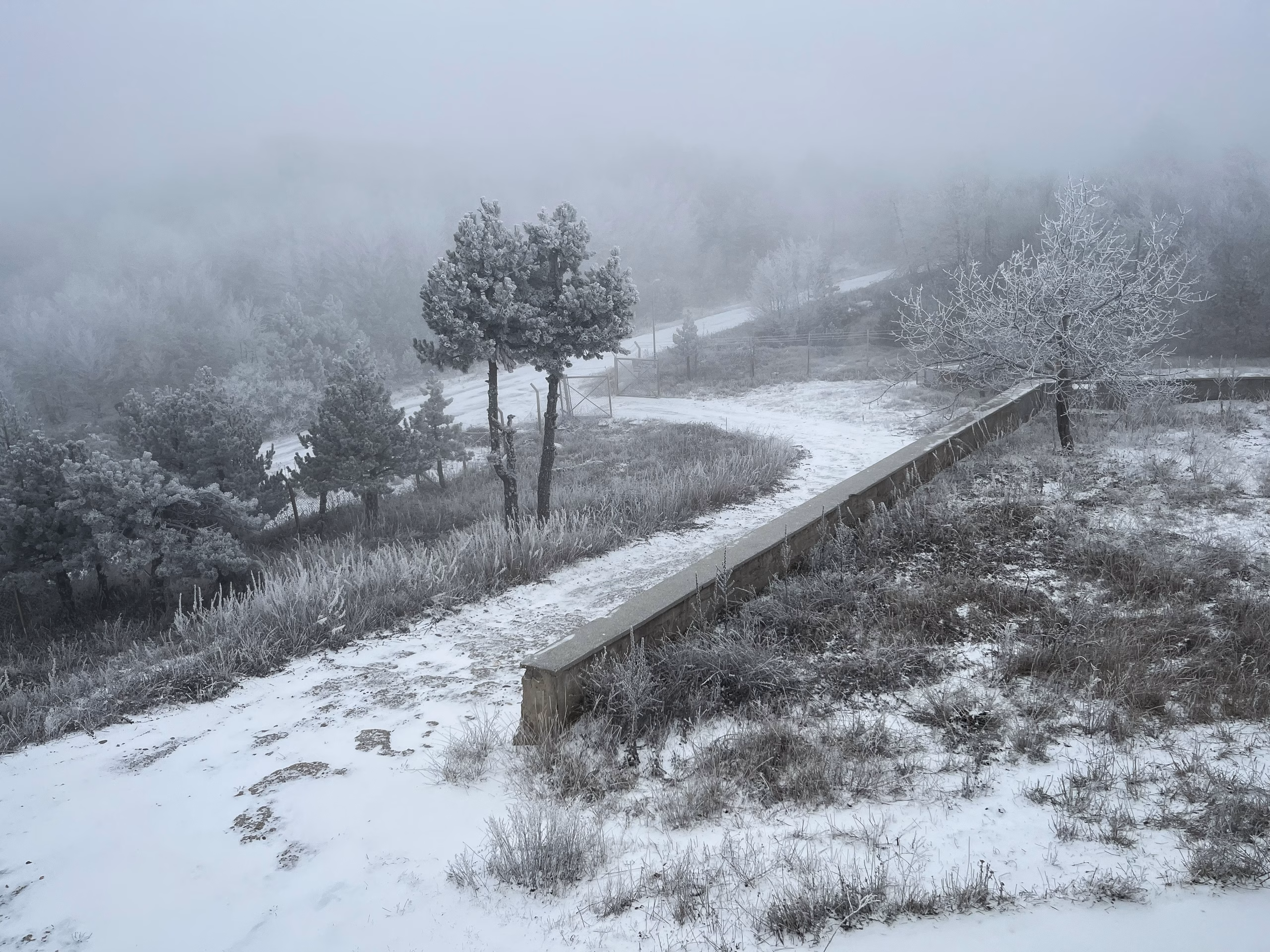 Balıkesir Sındırgı'da kar yağışı etkili oldu