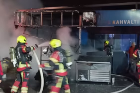 Balıkesir'de bir restoranda çıkan yangın söndürüldü