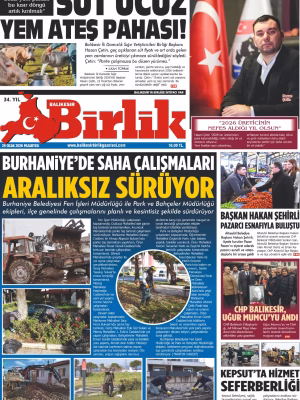 26 OCAK BİRLİK 1.SAYFA