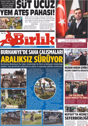 26 OCAK BİRLİK 1.SAYFA