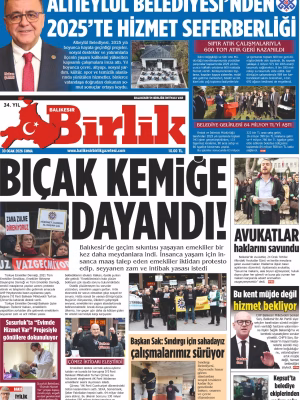 30 OCAK BİRLİK 1.SAYFA