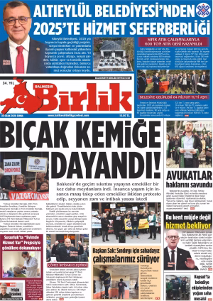 30 OCAK BİRLİK 1.SAYFA