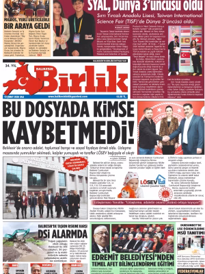 10 ŞUBAT BİRLİK 1.SAYFA
