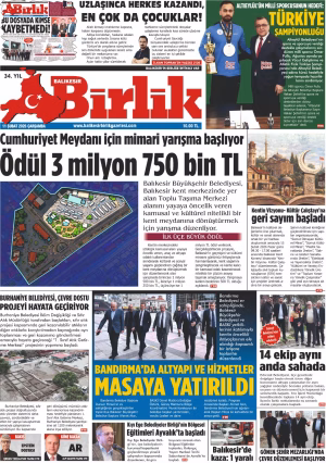 11 ŞUBAT BİRLİK 1.SAYFA