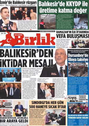 23 ŞUBAT BİRLİK 1.SAYFA