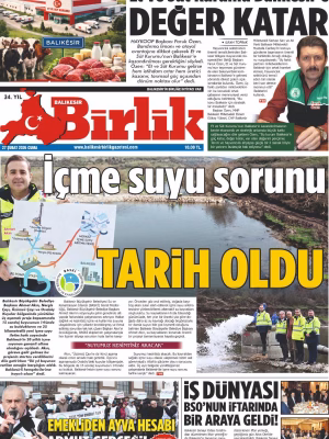 27 ŞUBAT BİRLİK 1.SAYFA