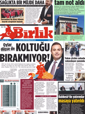 3 ŞUBAT BİRLİK 1.SAYFA