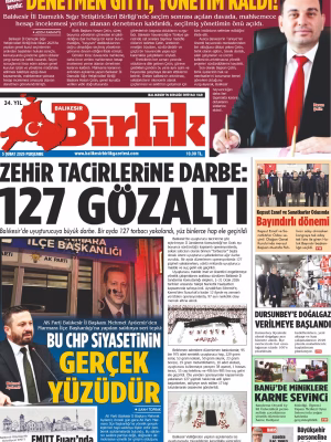 5 ŞUBAT BİRLİK 1.SAYFA