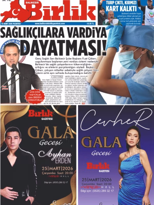 16 MART BİRLİK 1.SAYFA