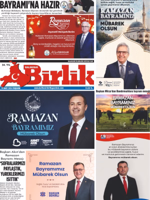 19 MART BİRLİK 1.SAYFA