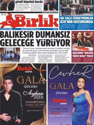 23 MART BİRLİK 1.SAYFA