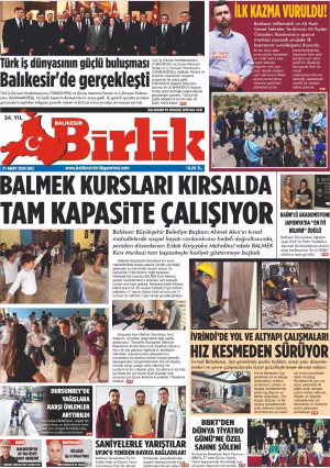 31 MART BİRLİK 1.SAYFA