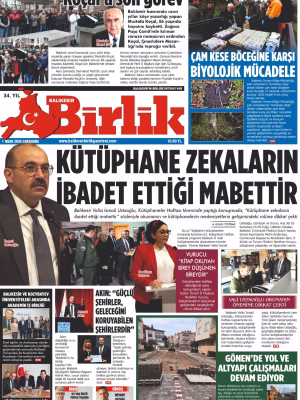 1 NİSAN BİRLİK 1.SAYFA