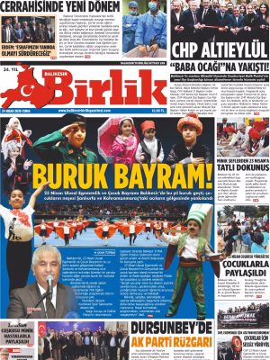 24 NİSAN BİRLİK 1.SAYFA