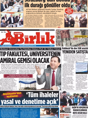27 NİSAN BİRLİK 1.SAYFA