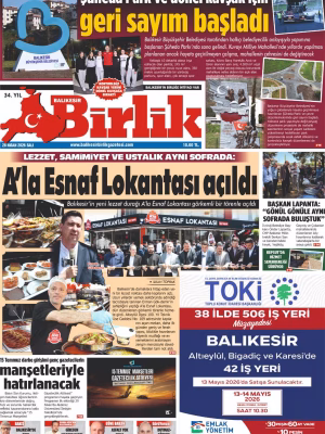 28 NİSAN BİRLİK 1.SAYFA