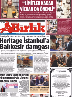 7 NİSAN BİRLİK 1.SAYFA