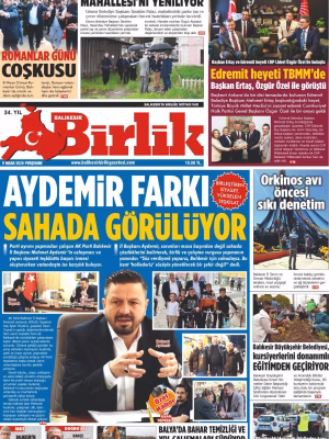 9 NİSAN BİRLİK 1.SAYFA