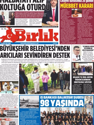 15 MAYIS BİRLİK 1.SAYFA