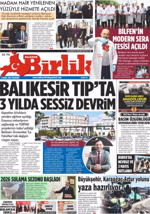 4 MAYIS BİRLİK 1.SAYFA
