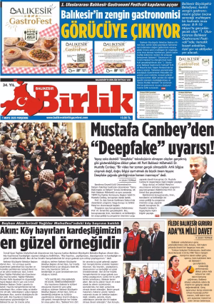 7 MAYIS BİRLİK 1.SAYFA