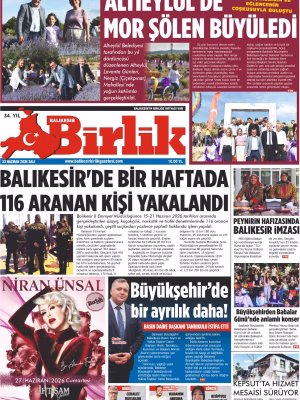 23 HAZİRAN BİRLİK 1.SAYFA