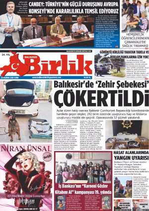 26 HAZİRAN BİRLİK 1.SAYFA