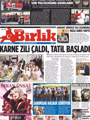 27 HAZİRAN BİRLİK 1.SAYFA