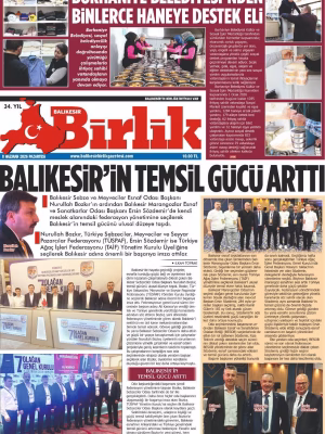 8 HAZİRAN BİRLİK 1.SAYFA