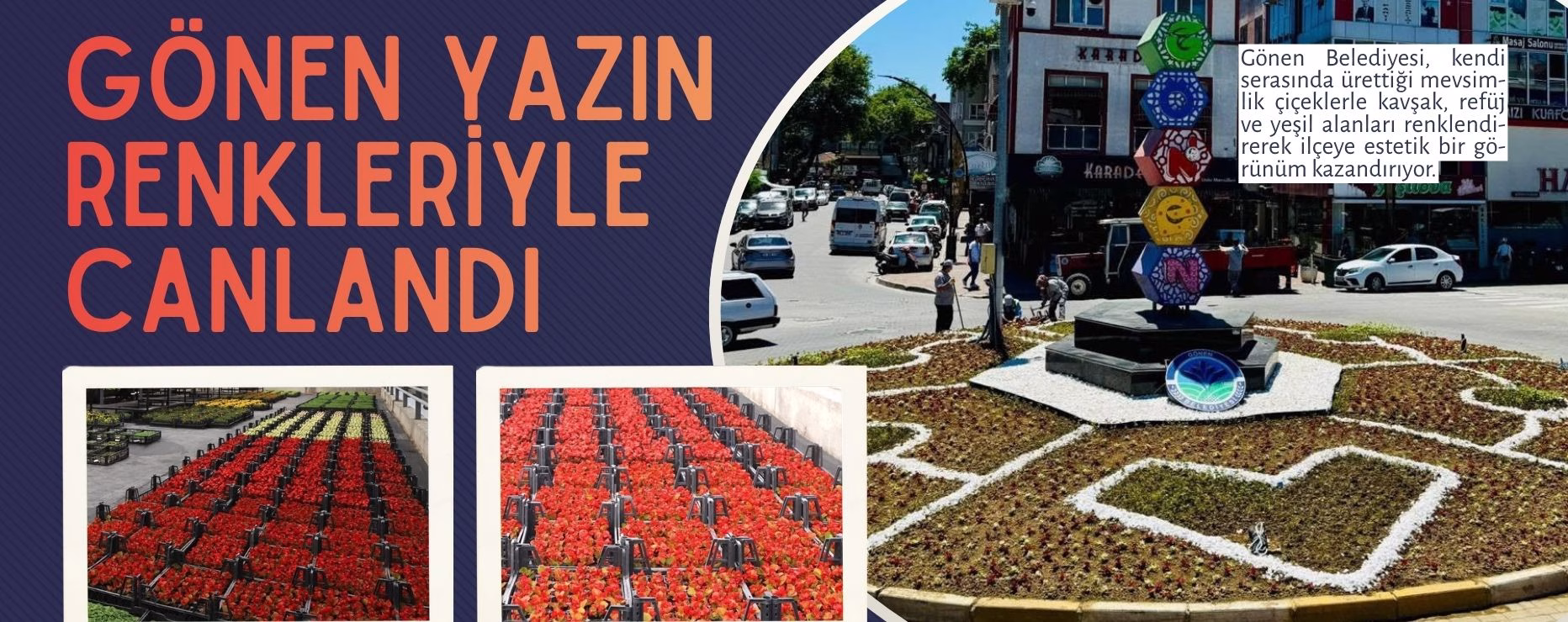Gönen Yazın Renkleriyle Canlandı     