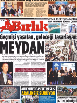 10 TEMMUZ BİRLİK 1.SAYFA